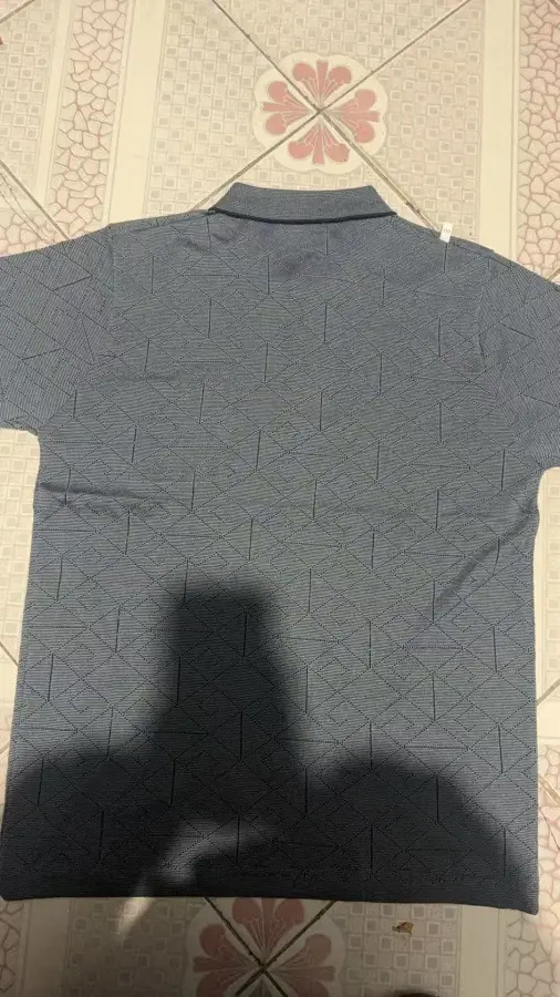 Men Navy Blue Polo T-Shirt Short Sleeve Casual — feature 4