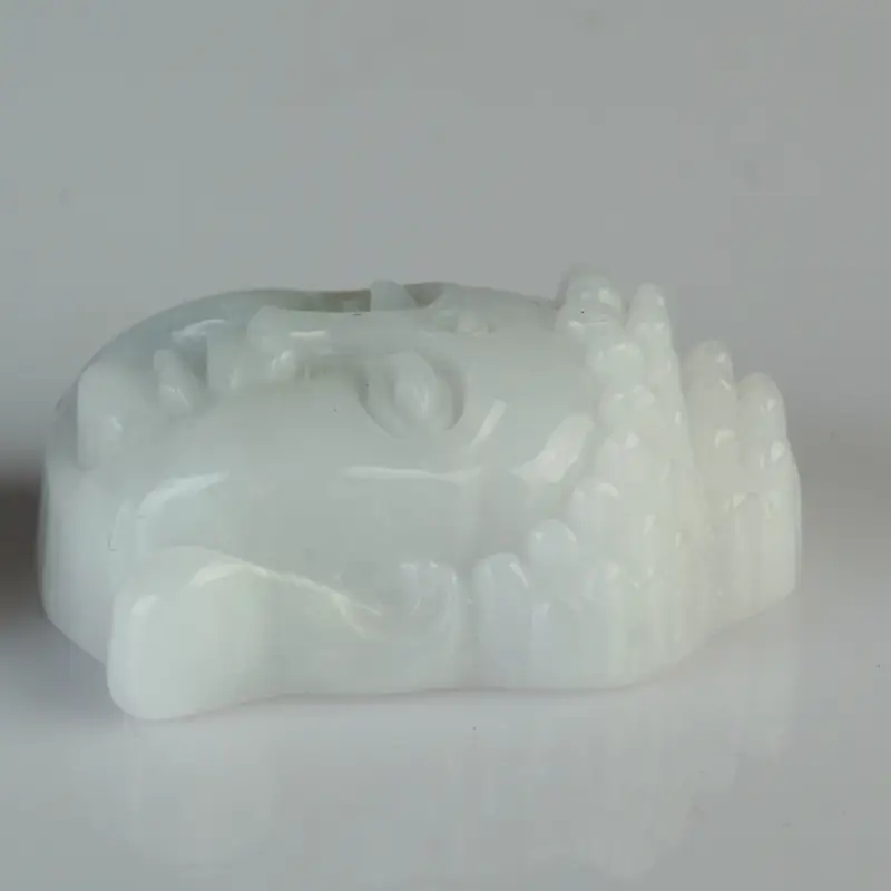 White Jade Buddha Pendant for Men Women Sakyamuni Design - Image 5