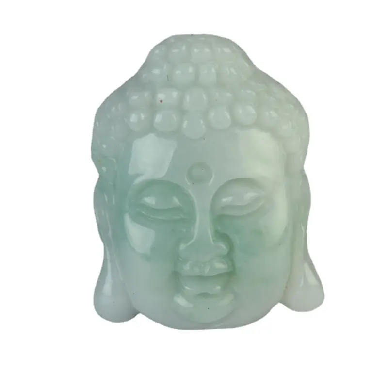 White Jade Buddha Pendant for Men Women Sakyamuni Design - Image 7