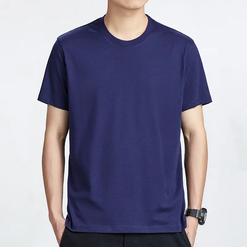 Men Yellow Slim Fit T-Shirt Round Neck Half Sleeve - Image 4