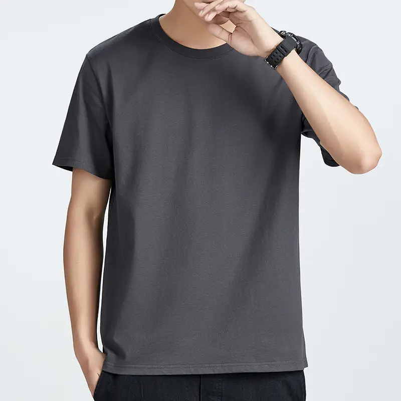Men Yellow Slim Fit T-Shirt Round Neck Half Sleeve - Image 11