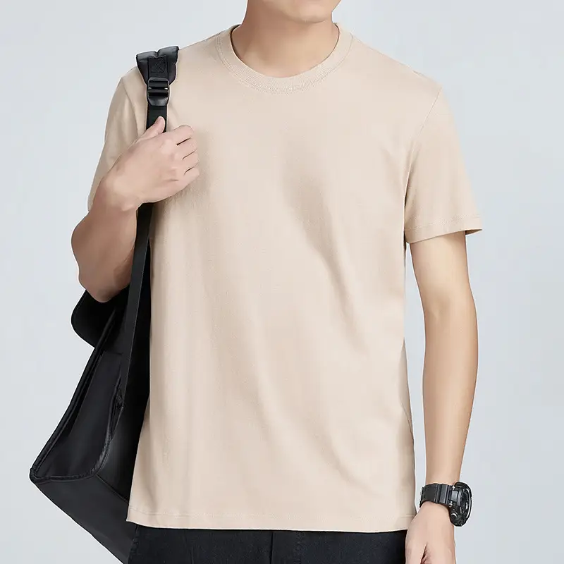 Men Yellow Slim Fit T-Shirt Round Neck Half Sleeve - Image 6