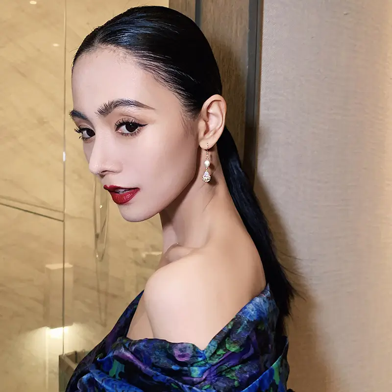 Rice Capsule Pearl Zircon Drop Earrings for Women — feature 5