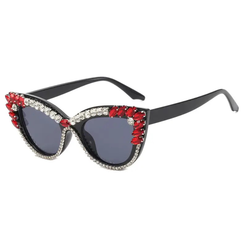 Kedun Cat-Eye Sunglasses with Diamond Embellishment - Image 8