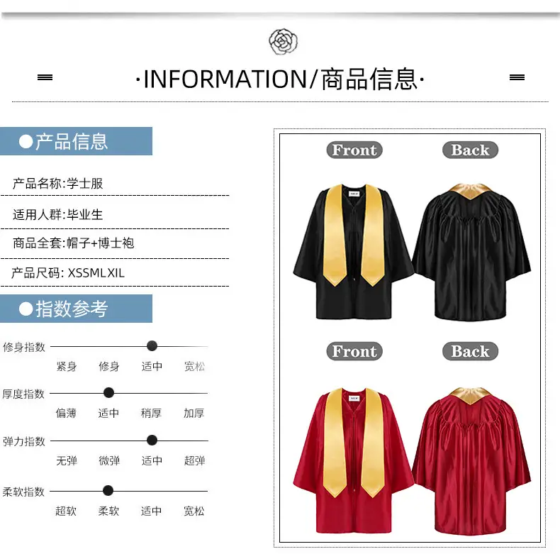 Green Knitted Graduation Gown with Shawl and Tassels — feature 7