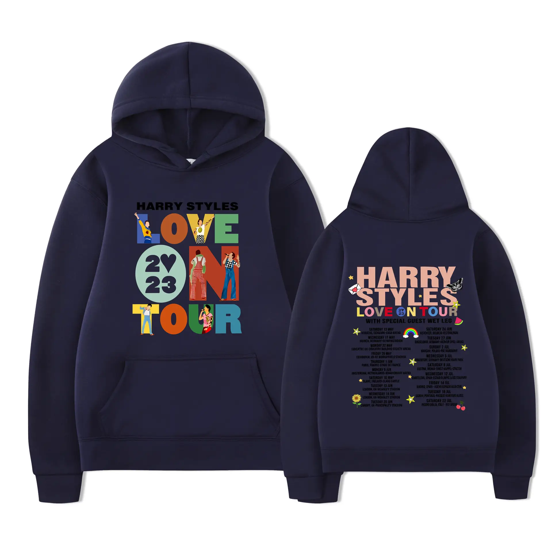 2023 Harry Styles Couple Hooded Velvet Suit Purple - Image 24