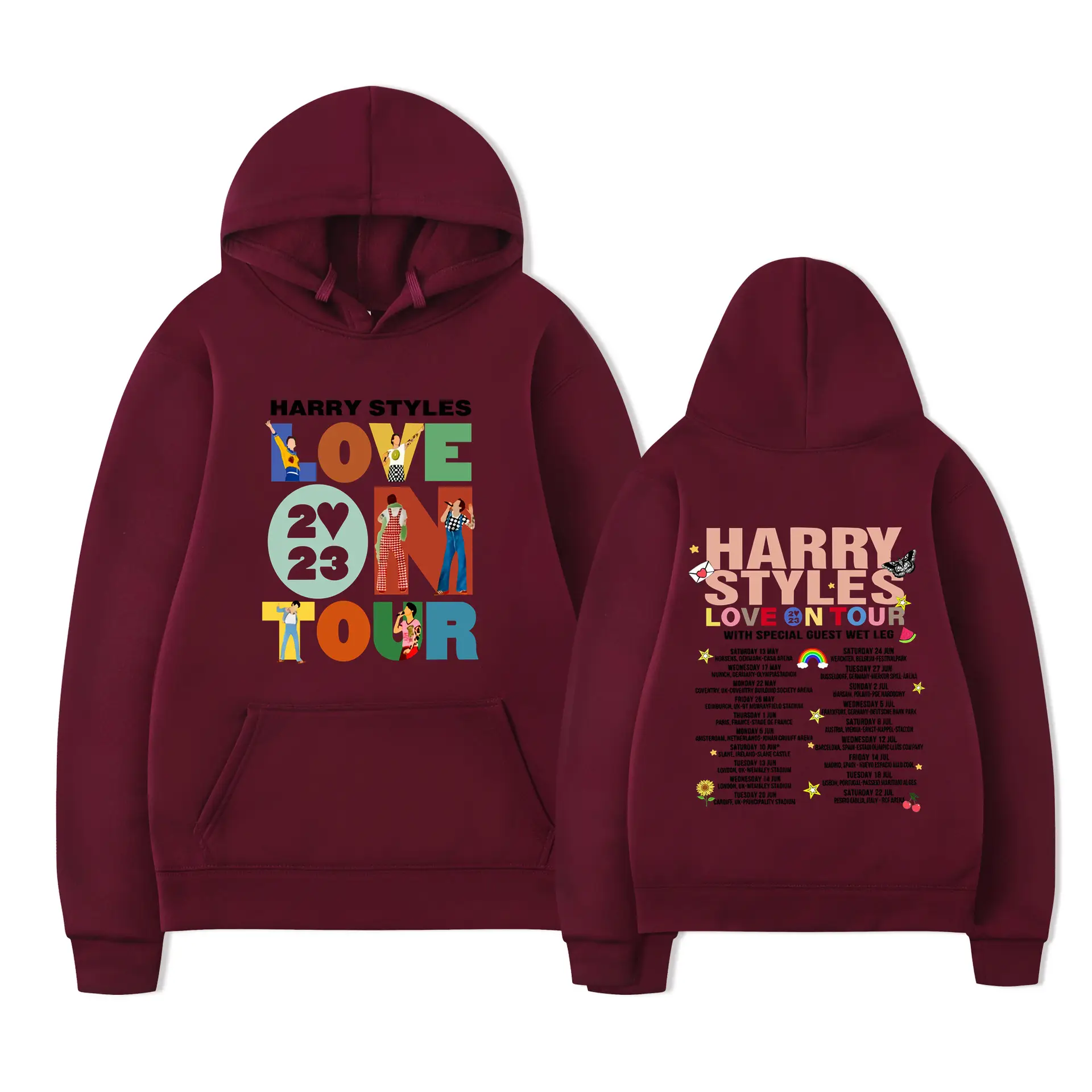 2023 Harry Styles Couple Hooded Velvet Suit Purple - Image 29