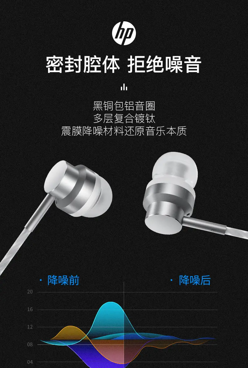 HP HP 7001 In-Ear Gaming Headset Black — feature 11