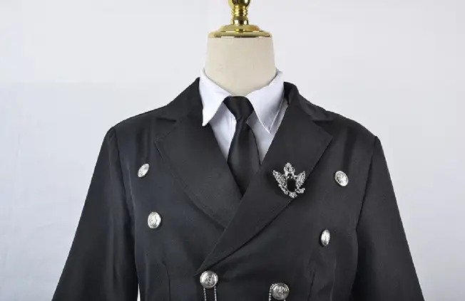 Black Deacon Butler Cosplay Suit for Master Shire — feature 12