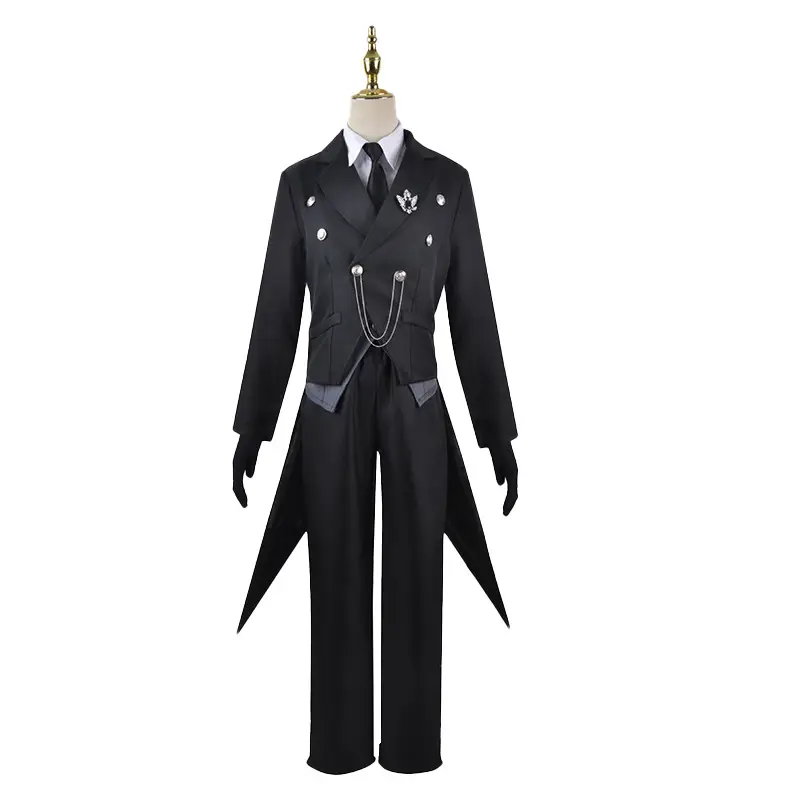 Black Deacon Butler Cosplay Suit for Master Shire — feature 9