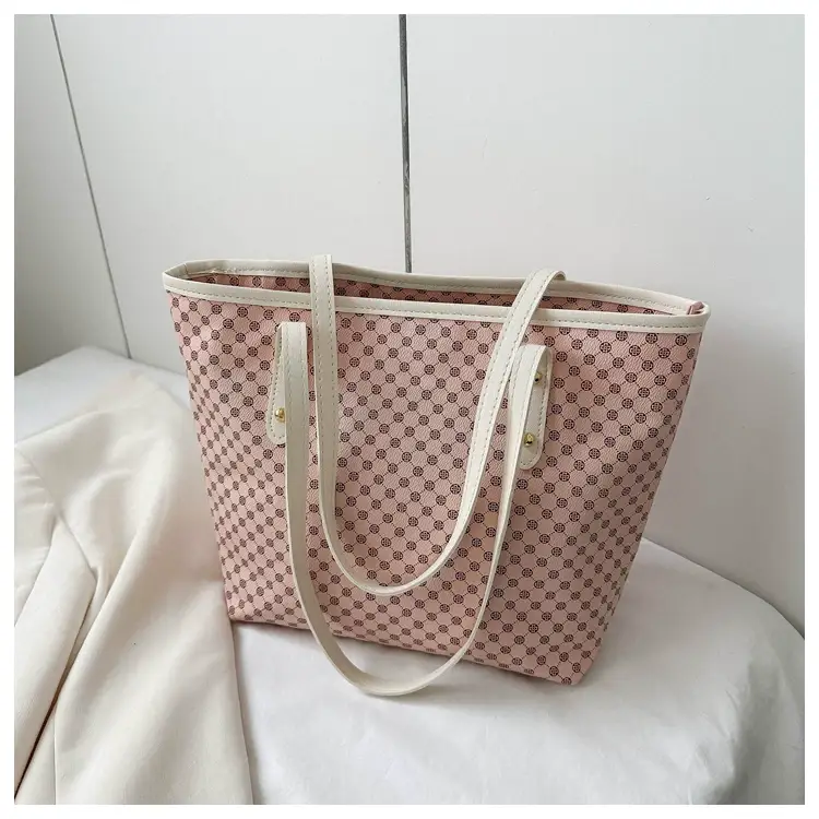 Women High-End Monogram Tote Bag Brown 2026 — feature 18