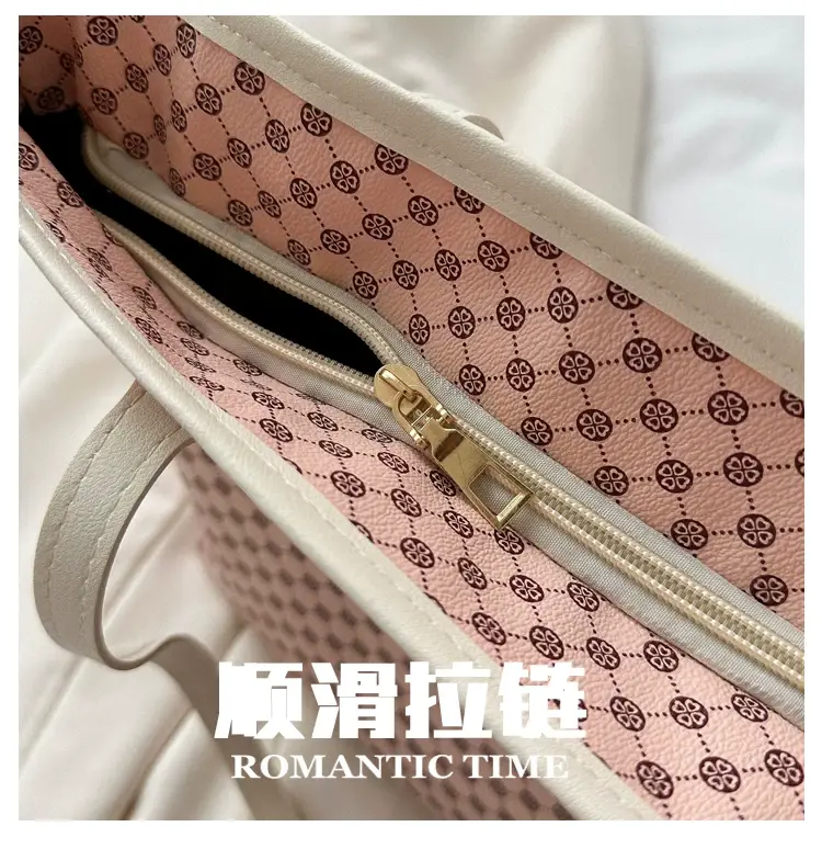 Women High-End Monogram Tote Bag Brown 2026 — feature 5