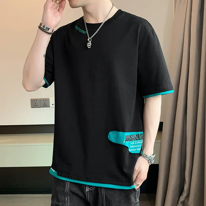 Men's Loose Fit Joker T-Shirt Cream Half Sleeve
