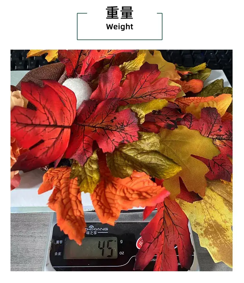 Cangyan Autumn Leaf Decor 2023 Pastoral Hat Wreath — feature 11