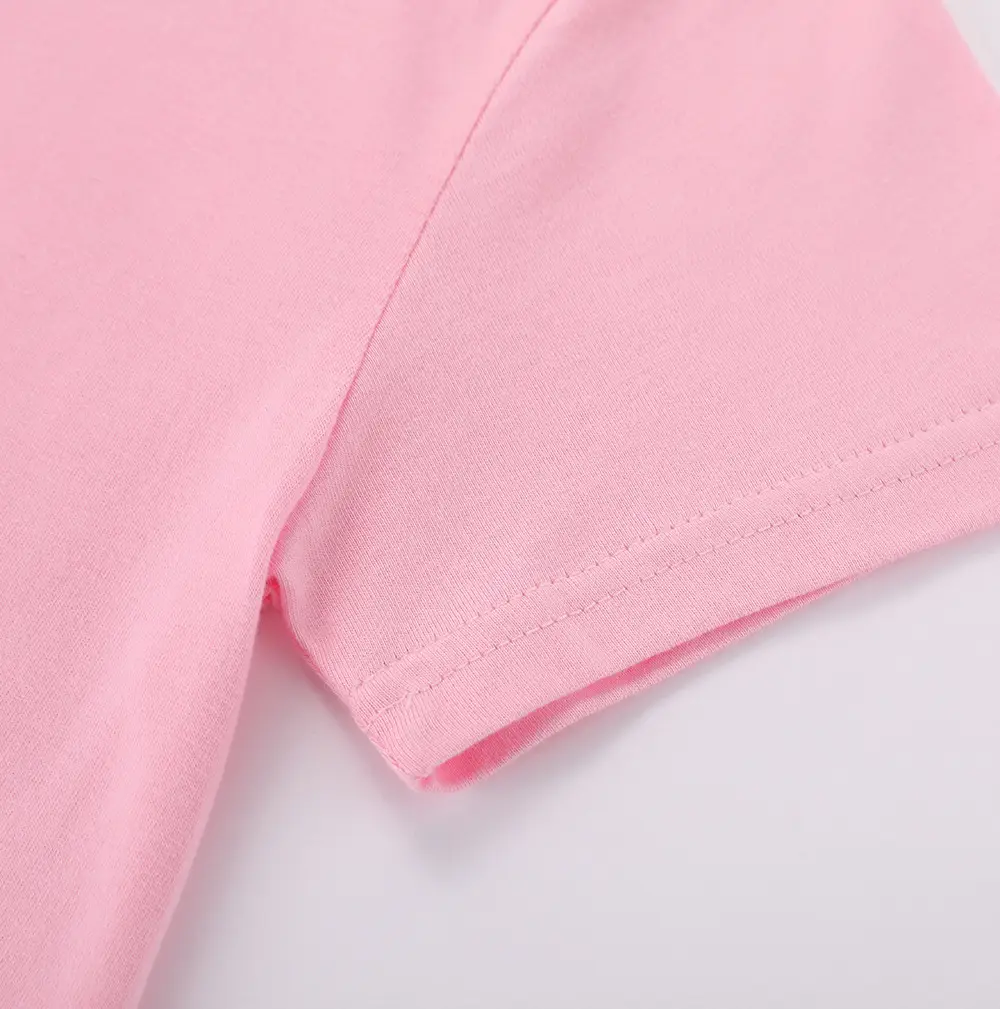 Pink Kids T-Shirt with GABBY CATS Cartoon Print — feature 3
