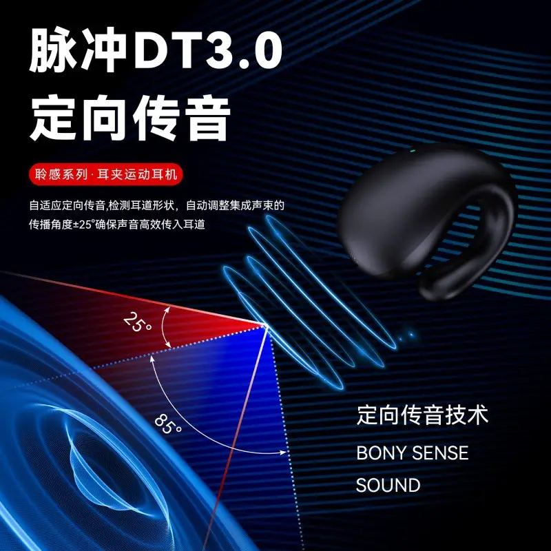 AI Translation Clip-On Earphones Q92 Noise Reduction Sports Wireless - Image 8