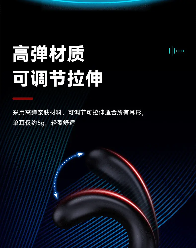 AI Translation Clip-On Earphones Q92 Noise Reduction Sports Wireless — feature 11