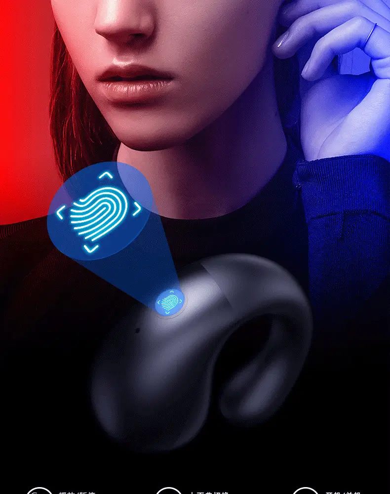 AI Translation Clip-On Earphones Q92 Noise Reduction Sports Wireless — feature 15