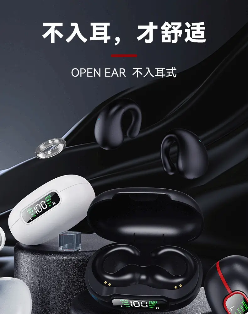 AI Translation Clip-On Earphones Q92 Noise Reduction Sports Wireless — feature 4