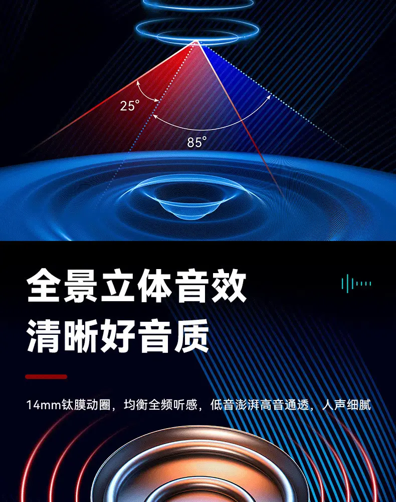AI Translation Clip-On Earphones Q92 Noise Reduction Sports Wireless — feature 9