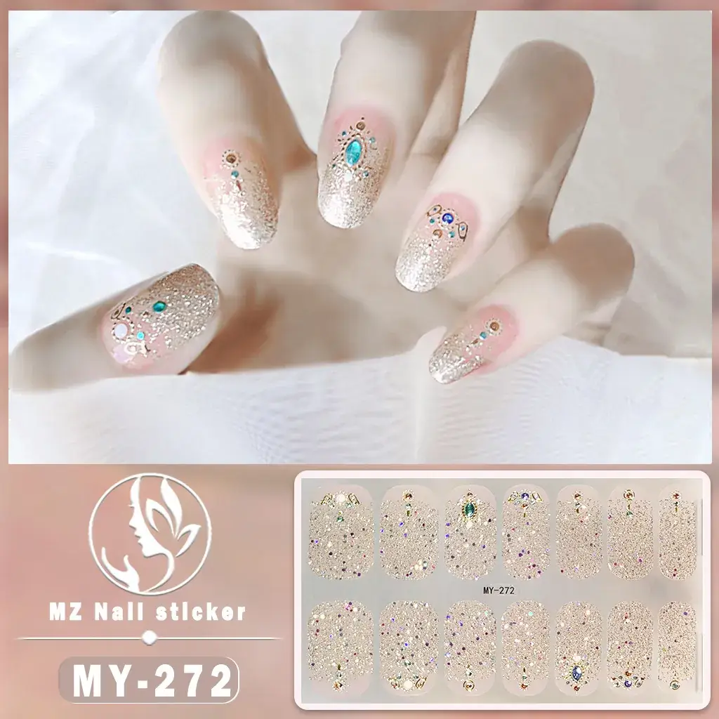 Waterproof Butterfly Nail Stickers Pink 5D Design - Image 18