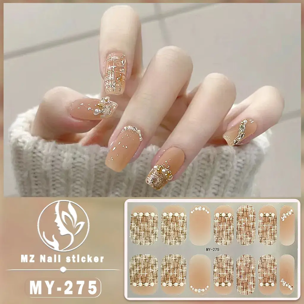 Waterproof Butterfly Nail Stickers Pink 5D Design - Image 21