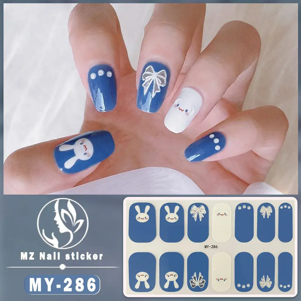 Waterproof Butterfly Nail Stickers Pink 5D Design - Image 32