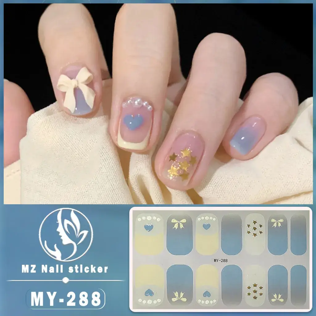 Waterproof Butterfly Nail Stickers Pink 5D Design - Image 34