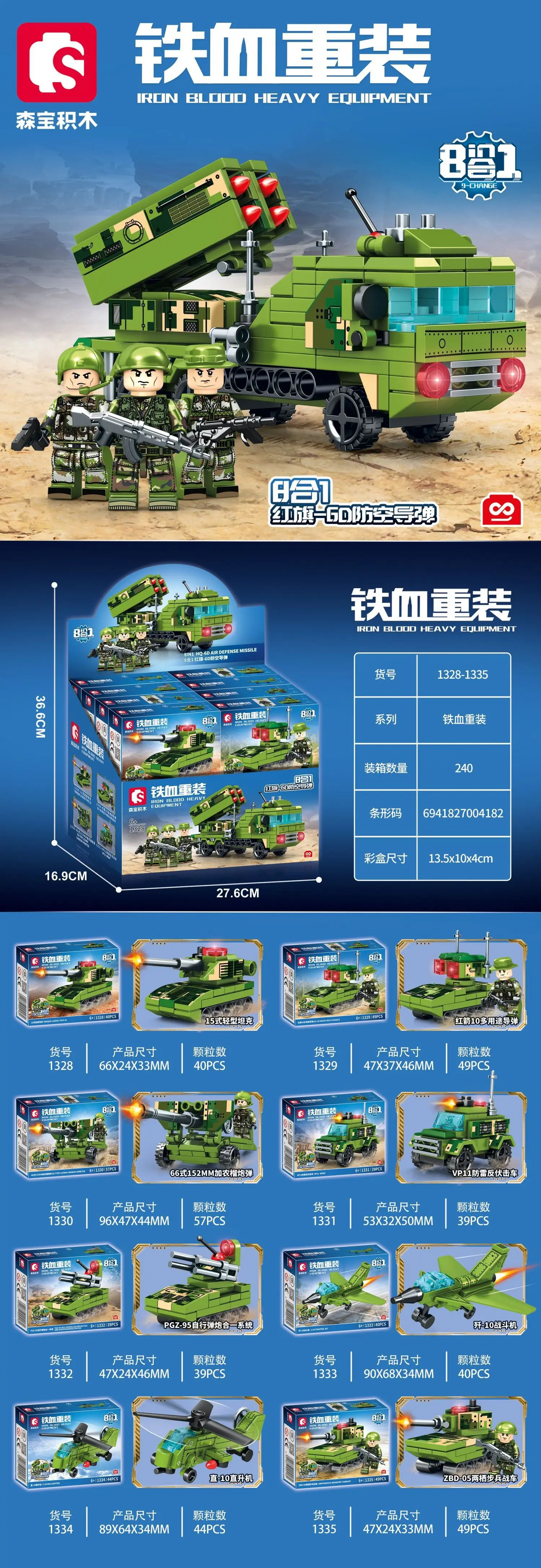 Iron Heavy Armor Missile Toy Set for Boys — feature 1