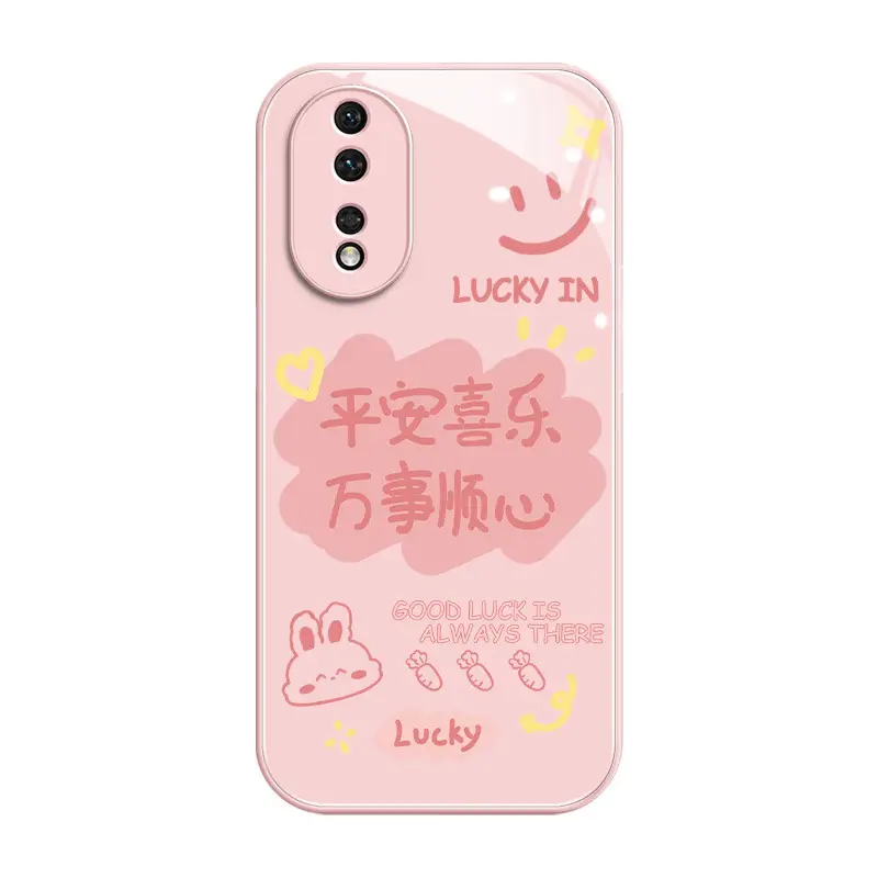 Huawei Honor 90 Pro 80gt Glass Case with Keychain