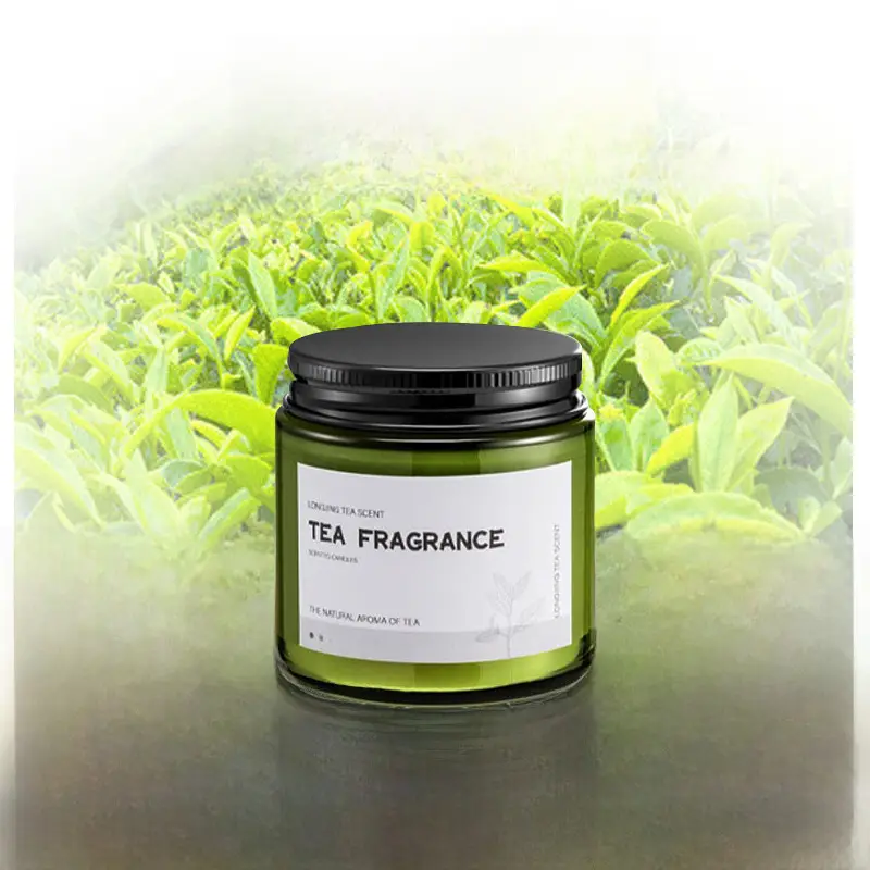 Cork Green Cup Aromatherapy Candle Wholesale Soy Wax Aromatherapy Candle Cup Home Indoor Aromatherapy Creative Niche Gift
