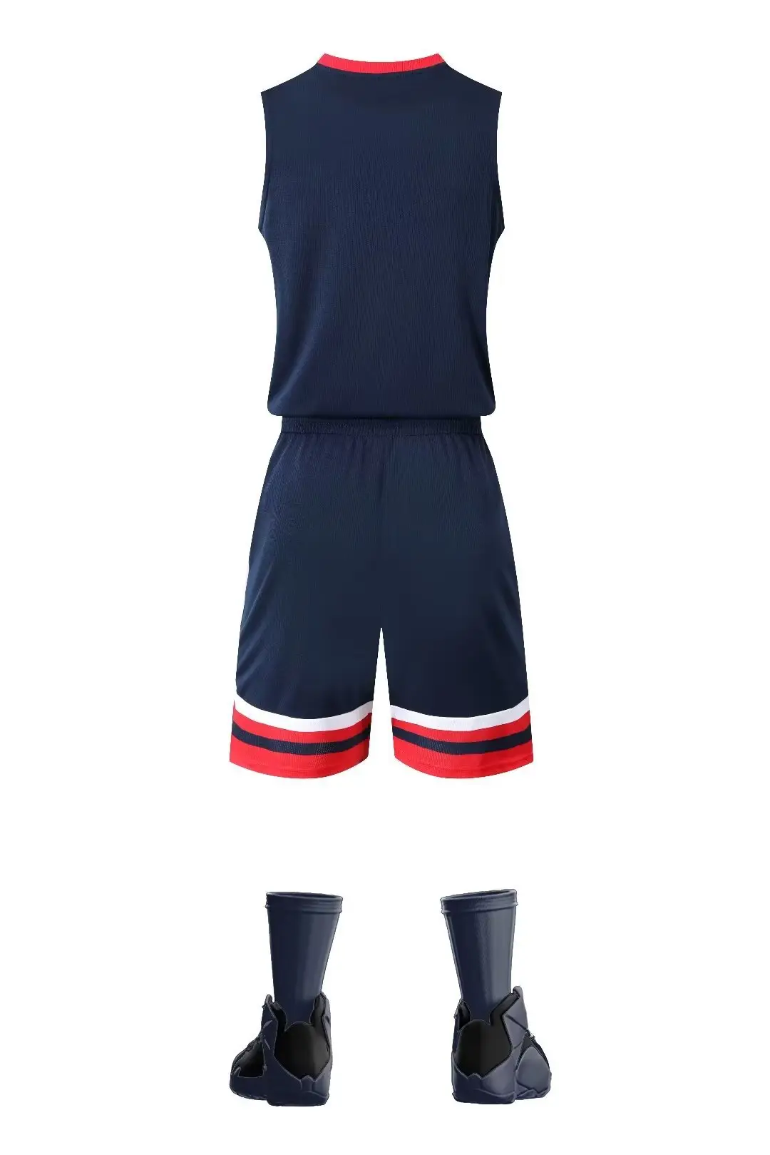 Orange Sleeveless Vest Suit for College Students Basketball Training — feature 23