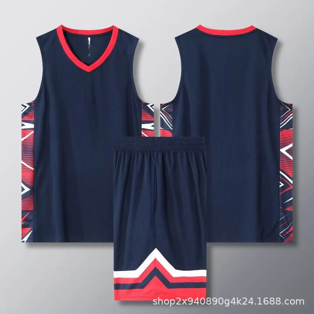 Orange Sleeveless Vest Suit for College Students Basketball Training — feature 24