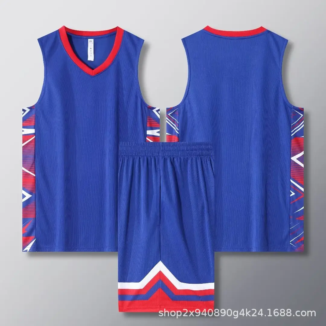 Orange Sleeveless Vest Suit for College Students Basketball Training — feature 9