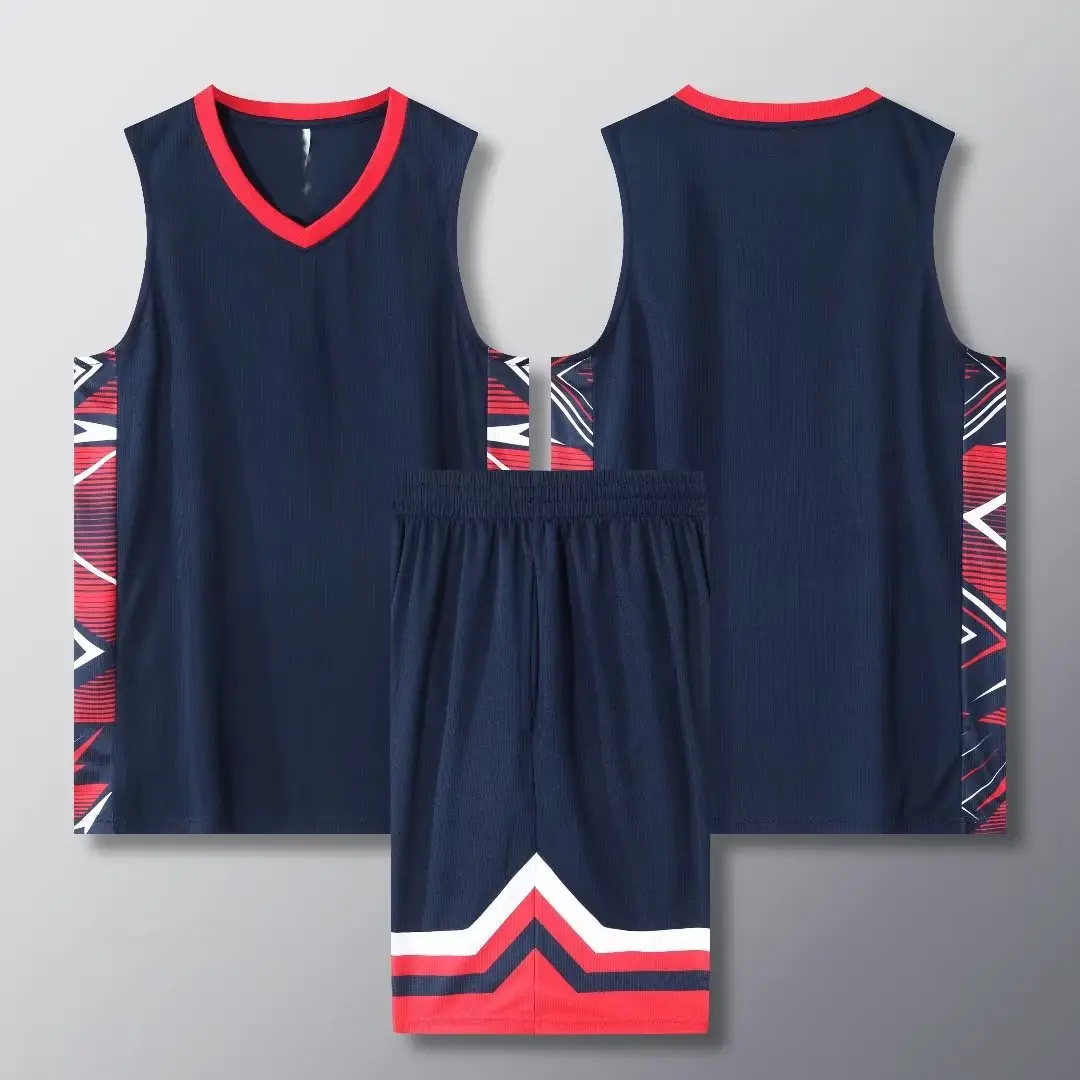 Orange Sleeveless Vest Suit for College Students Basketball Training - Image 4