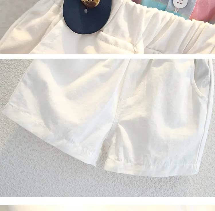 White Cotton Shorts for Boys Birthday One Year Old — feature 13