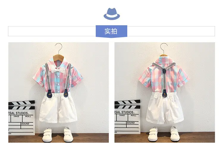 White Cotton Shorts for Boys Birthday One Year Old — feature 4