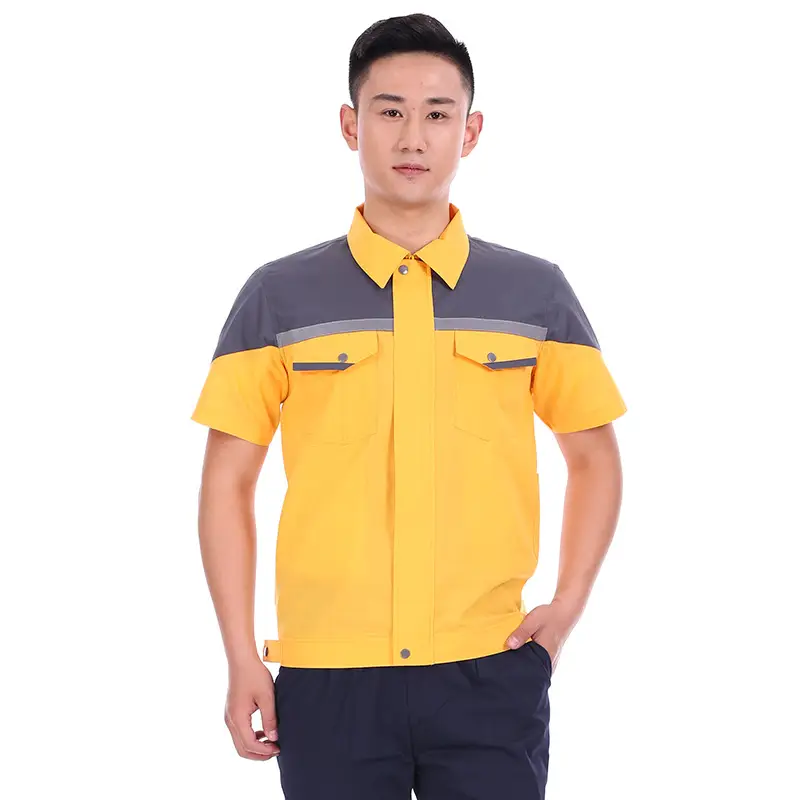 Summer Workwear Long Sleeve Labor Protection Fabric - Image 12