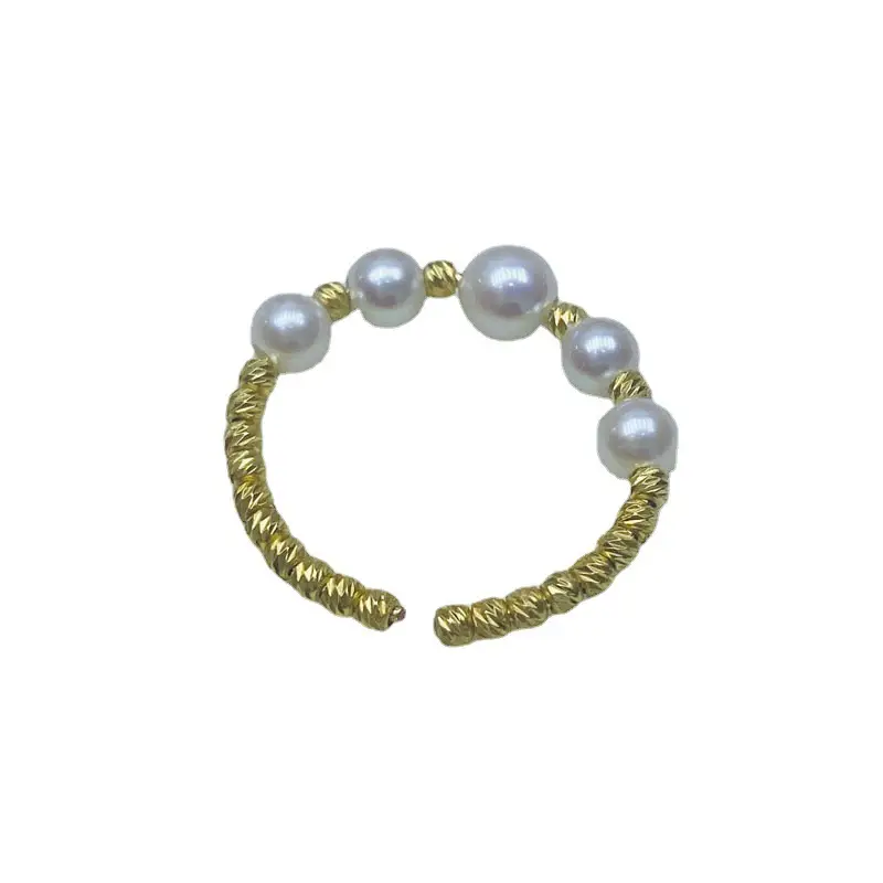 Freshwater Pearl Bracelet 4-5mm S925 Silver - Image 6