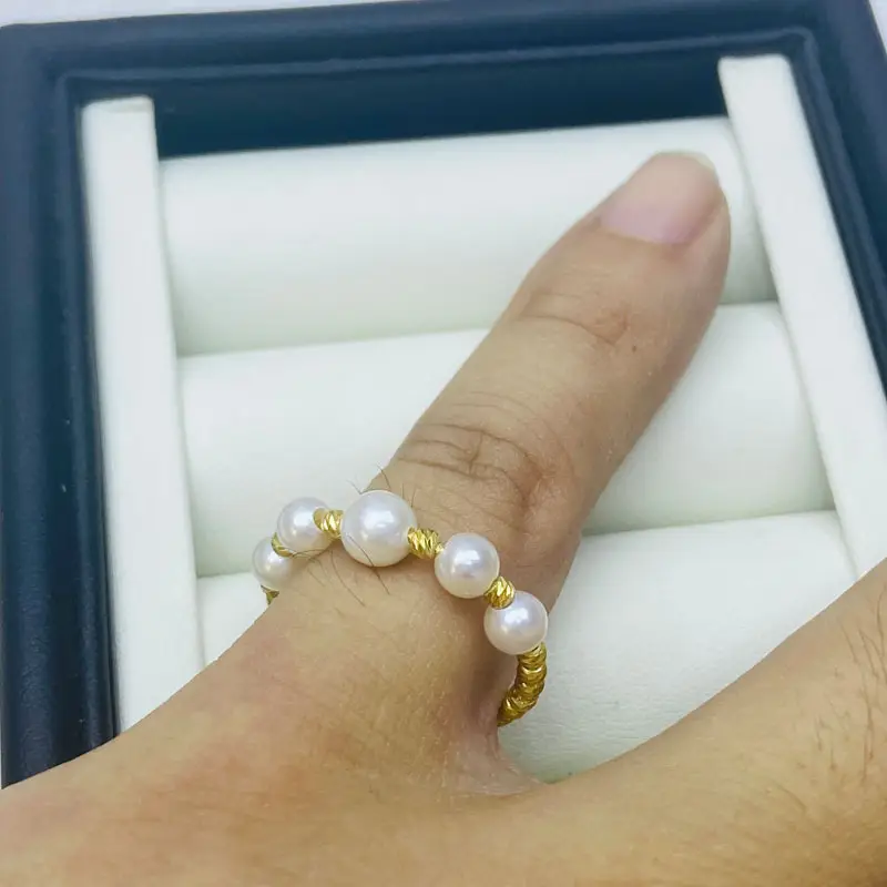 Freshwater Pearl Bracelet 4-5mm S925 Silver — feature 7