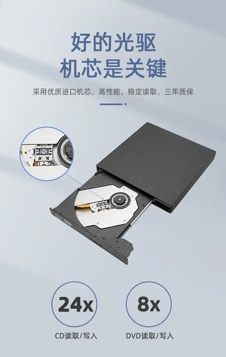 Factory Direct USB Optical Drive for Desktop & Mobile — feature 4