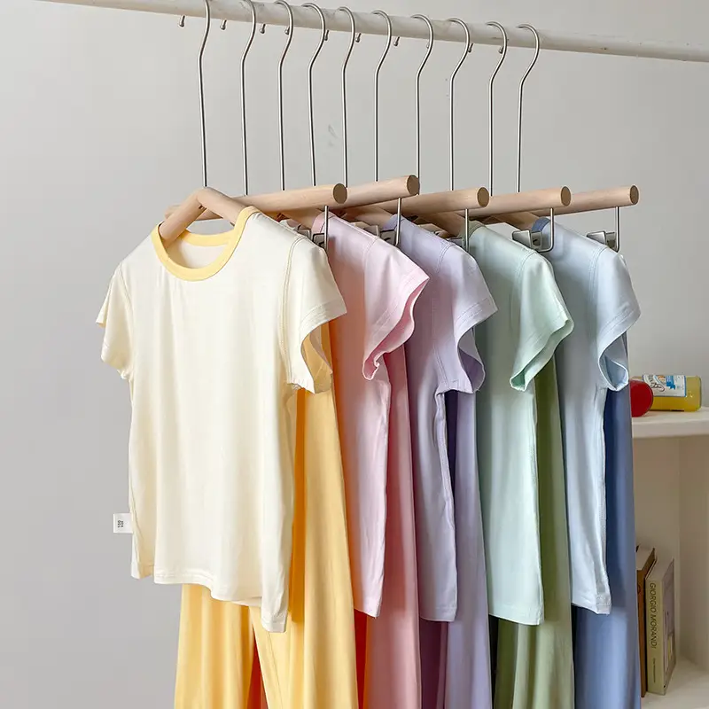 Children's Traceless Pajamas Set Lavender Air Conditioning - Image 12