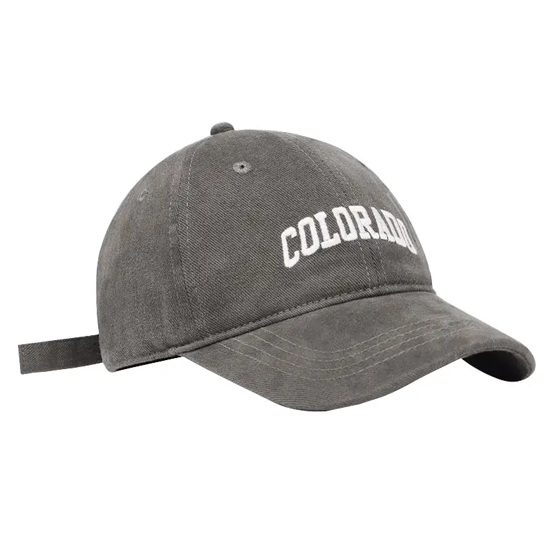South Korea Embroidered Baseball Cap for Young Men Women Black Student - Image 12