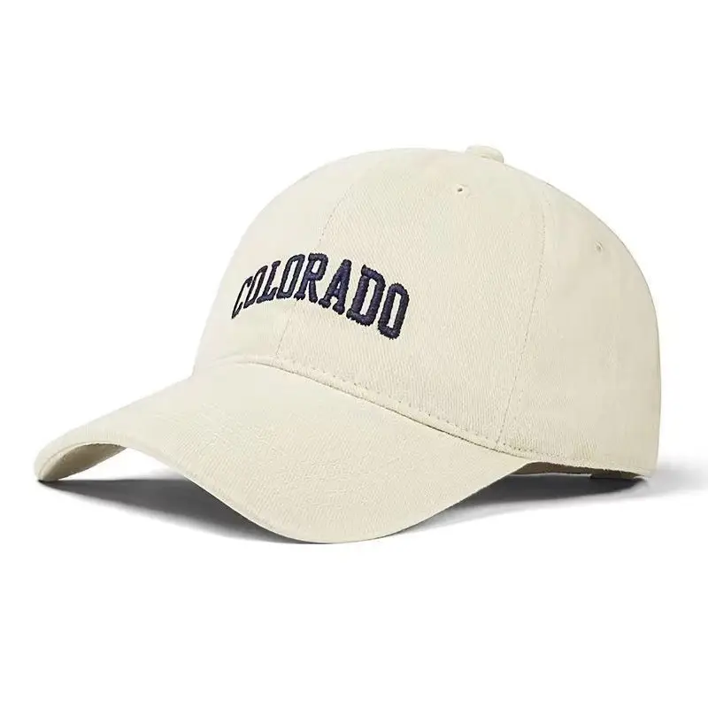 South Korea Embroidered Baseball Cap for Young Men Women Black Student - Image 6