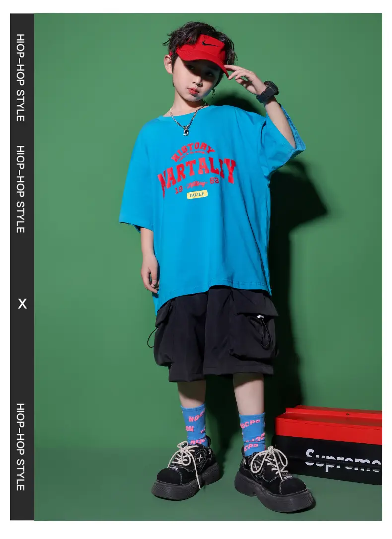 Girls Japanese Hip Hop Dance Shorts Black Cotton — feature 11