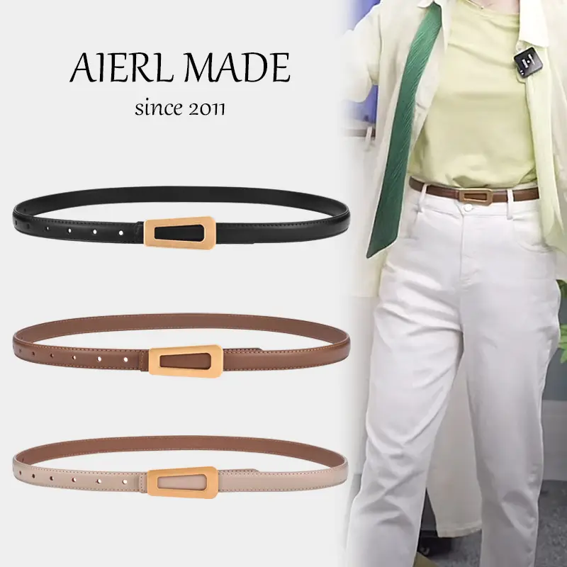 Women Genuine Leather Belt Retro Korean Style Casual Cowhide Belt - Image 6