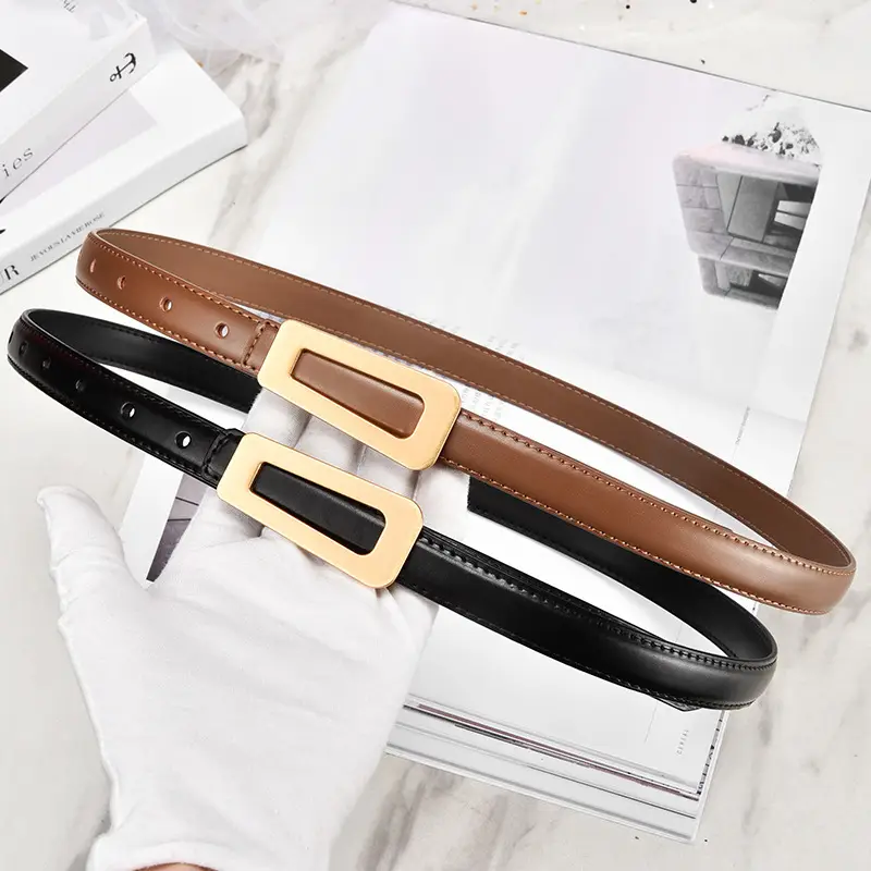 Women Genuine Leather Belt Retro Korean Style Casual Cowhide Belt - Image 7