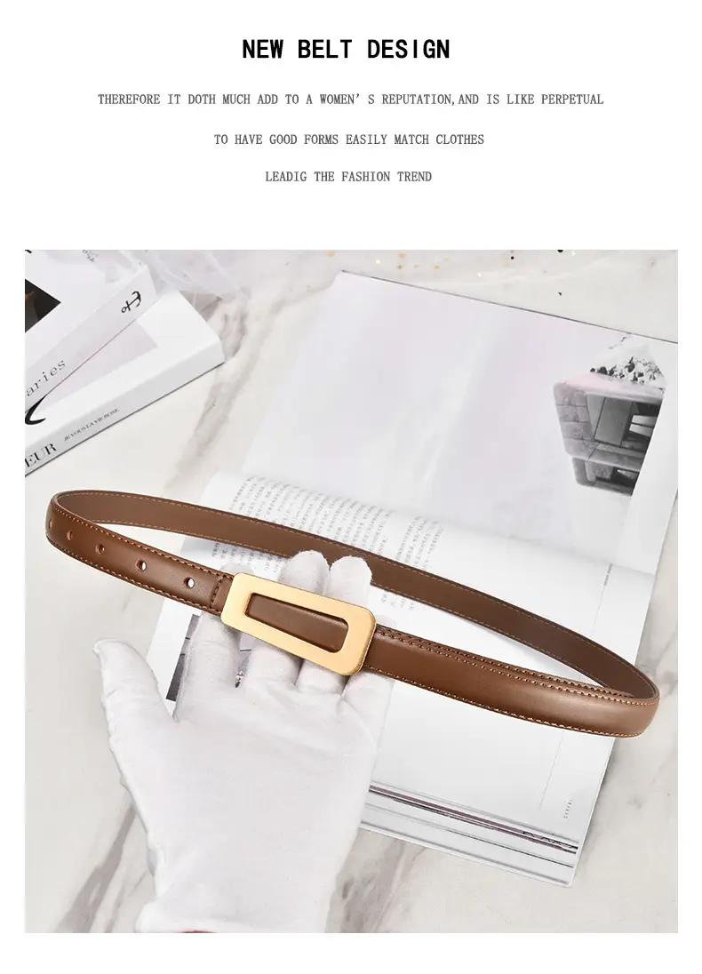 Women Genuine Leather Belt Retro Korean Style Casual Cowhide Belt β feature 15