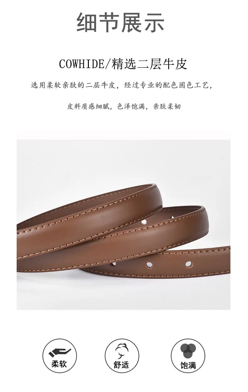 Women Genuine Leather Belt Retro Korean Style Casual Cowhide Belt β feature 8