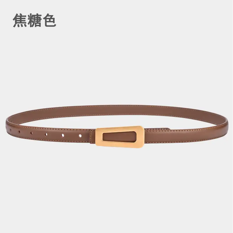 Women Genuine Leather Belt Retro Korean Style Casual Cowhide Belt - Image 2